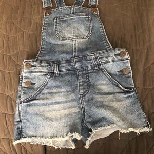 Girl Short Overalls
